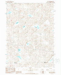 Download a high-resolution, GPS-compatible USGS topo map for Gaunt Lake, NE (1989 edition)