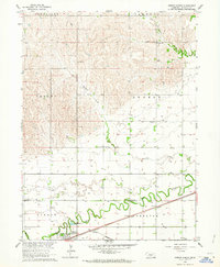 Download a high-resolution, GPS-compatible USGS topo map for Gibbon North, NE (1964 edition)