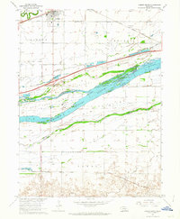 Download a high-resolution, GPS-compatible USGS topo map for Gibbon South, NE (1964 edition)