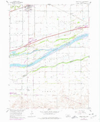 Download a high-resolution, GPS-compatible USGS topo map for Gibbon South, NE (1977 edition)