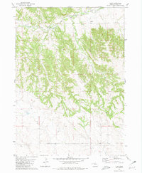 Download a high-resolution, GPS-compatible USGS topo map for Glen, NE (1981 edition)