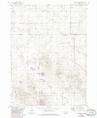Download a high-resolution, GPS-compatible USGS topo map for Goose Lake SW, NE (1986 edition)
