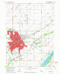 preview thumbnail of historical topo map of Grand Island, NE in 1962