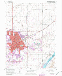 Download a high-resolution, GPS-compatible USGS topo map for Grand Island, NE (1984 edition)