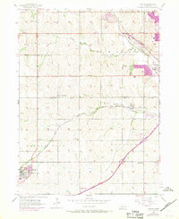 preview thumbnail of historical topo map of Gretna, NE in 1956