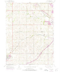 preview thumbnail of historical topo map of Gretna, NE in 1956