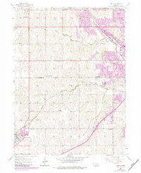 Download a high-resolution, GPS-compatible USGS topo map for Gretna, NE (1984 edition)