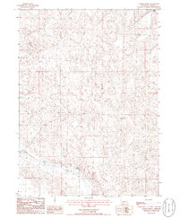 Download a high-resolution, GPS-compatible USGS topo map for Gusher Spring, NE (1986 edition)