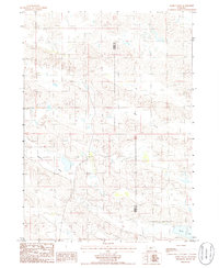 Download a high-resolution, GPS-compatible USGS topo map for Harr Valley, NE (1986 edition)