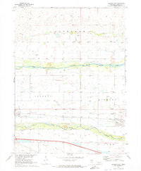 Download a high-resolution, GPS-compatible USGS topo map for Hershey East, NE (1973 edition)