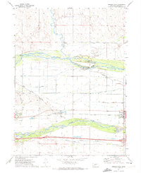Download a high-resolution, GPS-compatible USGS topo map for Hershey West, NE (1974 edition)