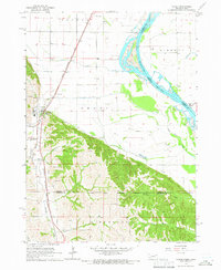 preview thumbnail of historical topo map of Homer, NE in 1964