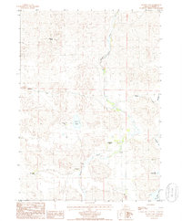 Download a high-resolution, GPS-compatible USGS topo map for Hudson Lake, NE (1986 edition)