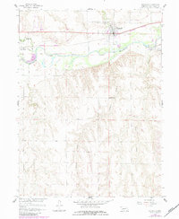Download a high-resolution, GPS-compatible USGS topo map for Indianola, NE (1983 edition)