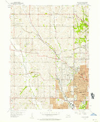 1956 Map of Omaha, NE, 1957 Print