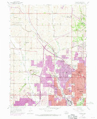 preview thumbnail of historical topo map of Douglas County, NE in 1956