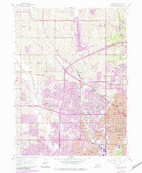 Download a high-resolution, GPS-compatible USGS topo map for Irvington, NE (1984 edition)