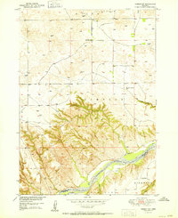 preview thumbnail of historical topo map of Keya Paha County, NE in 1951
