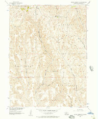 Download a high-resolution, GPS-compatible USGS topo map for Jeffrey Reservoir SW, NE (1957 edition)