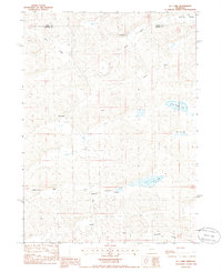 Download a high-resolution, GPS-compatible USGS topo map for K C Lake, NE (1986 edition)