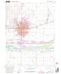 preview thumbnail of historical topo map of Kearney, NE in 1962