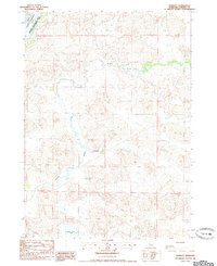 Download a high-resolution, GPS-compatible USGS topo map for Kennedy, NE (1985 edition)