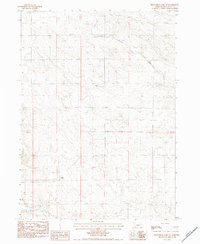 preview thumbnail of historical topo map of Box Butte County, NE in 1983