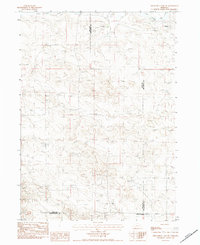 preview thumbnail of historical topo map of Sioux County, NE in 1983