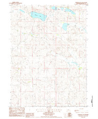 preview thumbnail of historical topo map of Brown County, NE in 1986