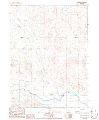 Download a high-resolution, GPS-compatible USGS topo map for Koshopah, NE (1986 edition)