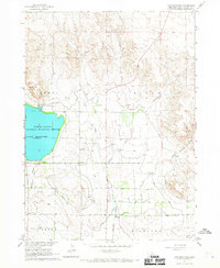 preview thumbnail of historical topo map of Scotts Bluff County, NE in 1965