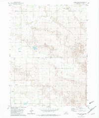 Download a high-resolution, GPS-compatible USGS topo map for Lambs Lake NE, NE (1982 edition)