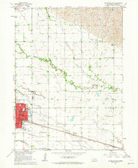 Download a high-resolution, GPS-compatible USGS topo map for Lexington East, NE (1964 edition)