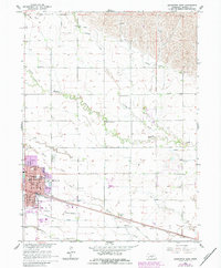 Download a high-resolution, GPS-compatible USGS topo map for Lexington East, NE (1984 edition)