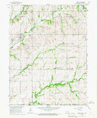 Download a high-resolution, GPS-compatible USGS topo map for Liberty, NE (1968 edition)