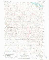 preview thumbnail of historical topo map of Morrill County, NE in 1972