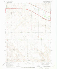 Download a high-resolution, GPS-compatible USGS topo map for Lodgepole SE, NE (1975 edition)