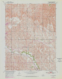 preview thumbnail of historical topo map of Sherman County, NE in 1953