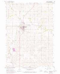 Download a high-resolution, GPS-compatible USGS topo map for Madison, NE (1977 edition)