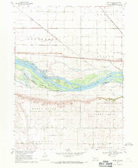 1968 Map of Ames, NE, 1971 Print