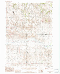 preview thumbnail of historical topo map of Dawes County, NE in 1983