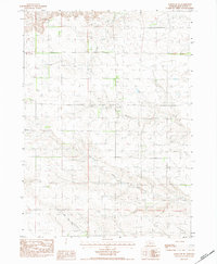 preview thumbnail of historical topo map of Box Butte County, NE in 1983