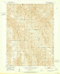 Download a high-resolution, GPS-compatible USGS topo map for Mason City NW, NE (1953 edition)