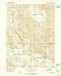 preview thumbnail of historical topo map of Custer County, NE in 1951