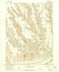 preview thumbnail of historical topo map of Hitchcock County, NE in 1962