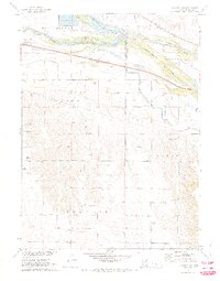 1970 Map of Maxwell SW, 1973 Print
