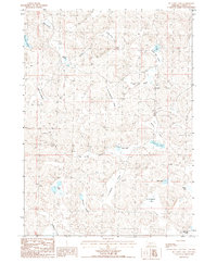 Download a high-resolution, GPS-compatible USGS topo map for McCarty Lake, NE (1986 edition)