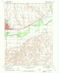 1970 Map of McCook, NE, 1972 Print