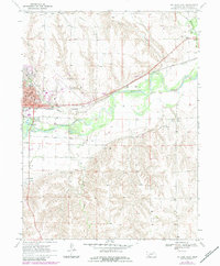 Download a high-resolution, GPS-compatible USGS topo map for McCook East, NE (1983 edition)