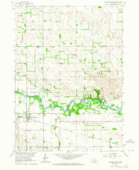 Download a high-resolution, GPS-compatible USGS topo map for Meadow Grove, NE (1964 edition)